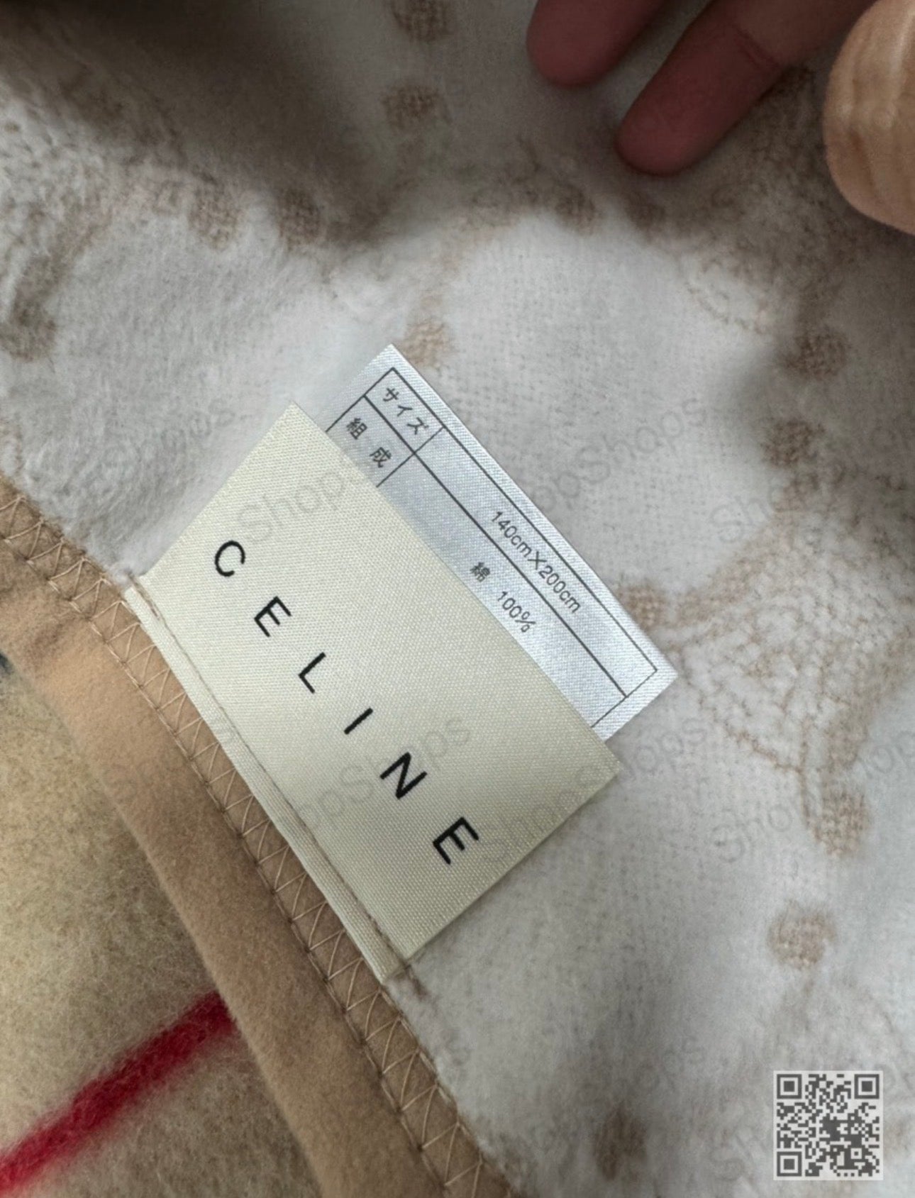 Celine , the Triomphe monogram pattern.