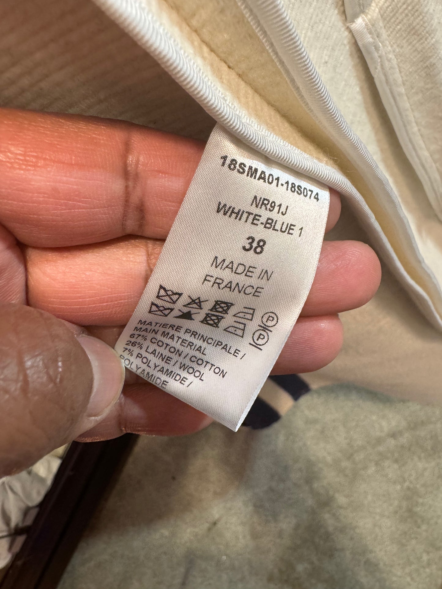 Chloé fringed wrap / shawl coat (cardigan-style)