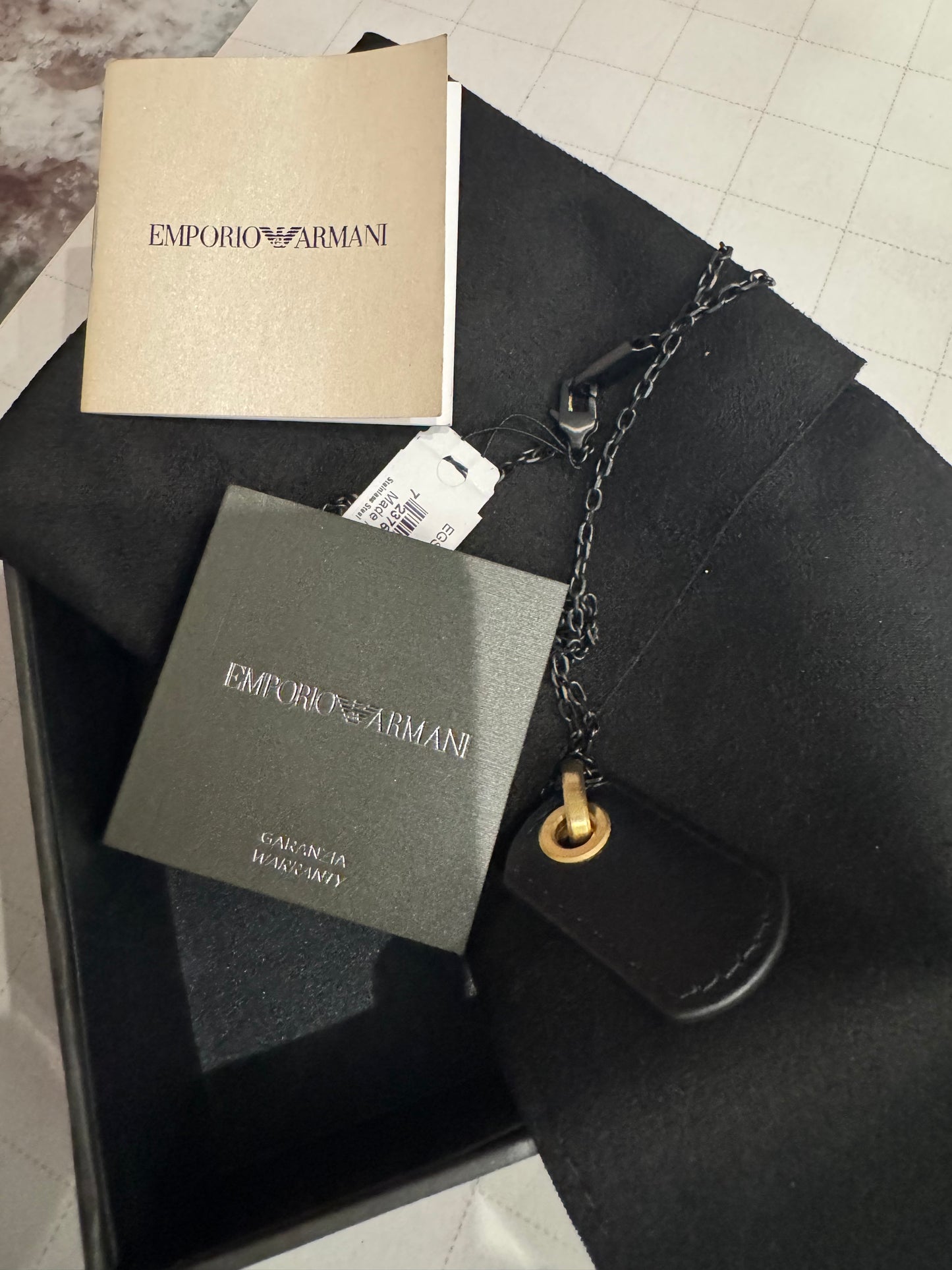 Emporio Armani necklace (new full set )