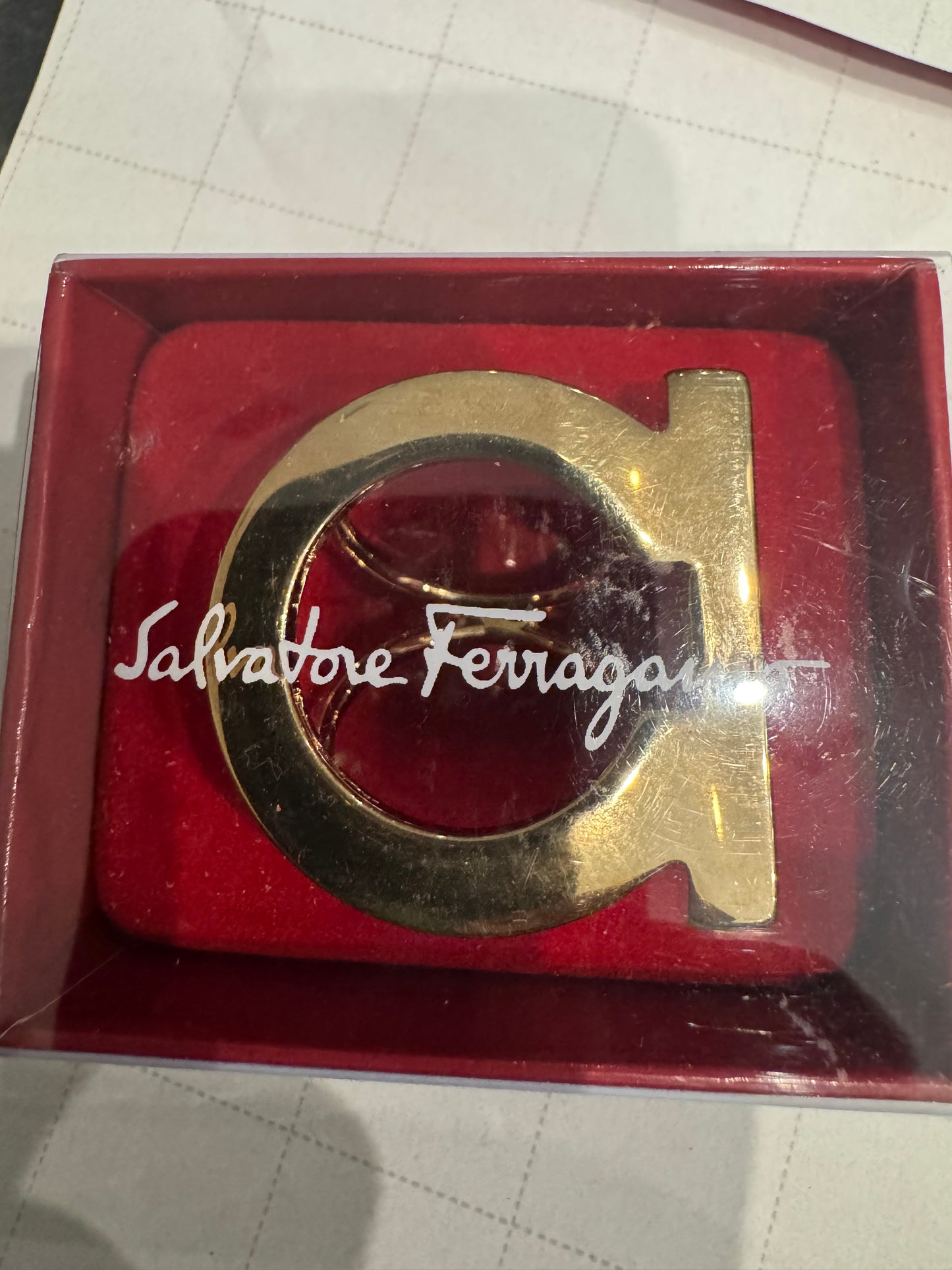 Ferargamo scarf ring