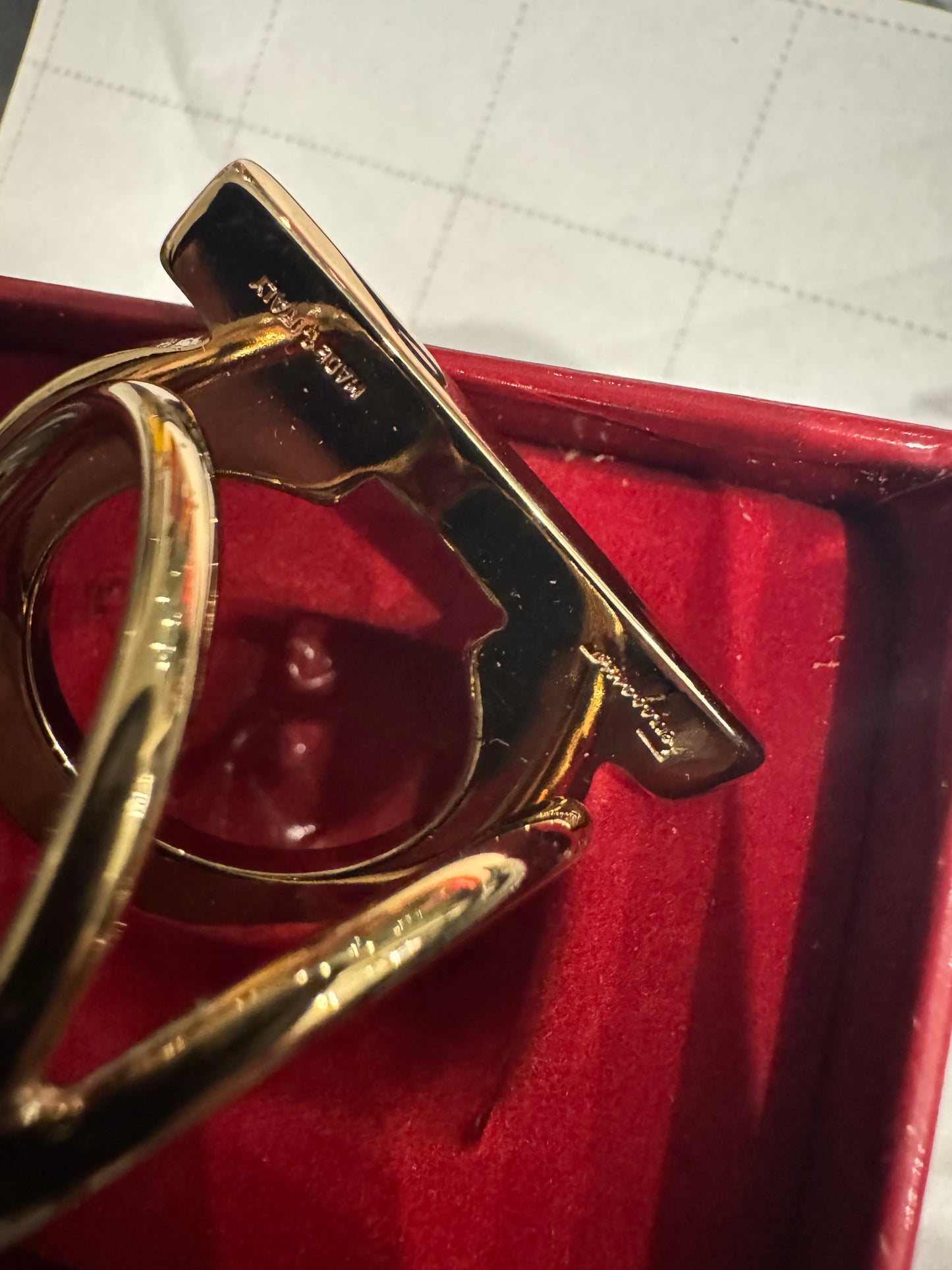 Ferargamo scarf ring