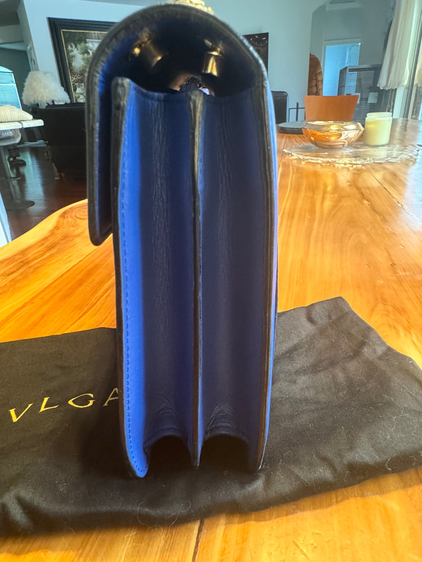 Bulgari Serpenti Forever Shoulder Bag Royal Blue