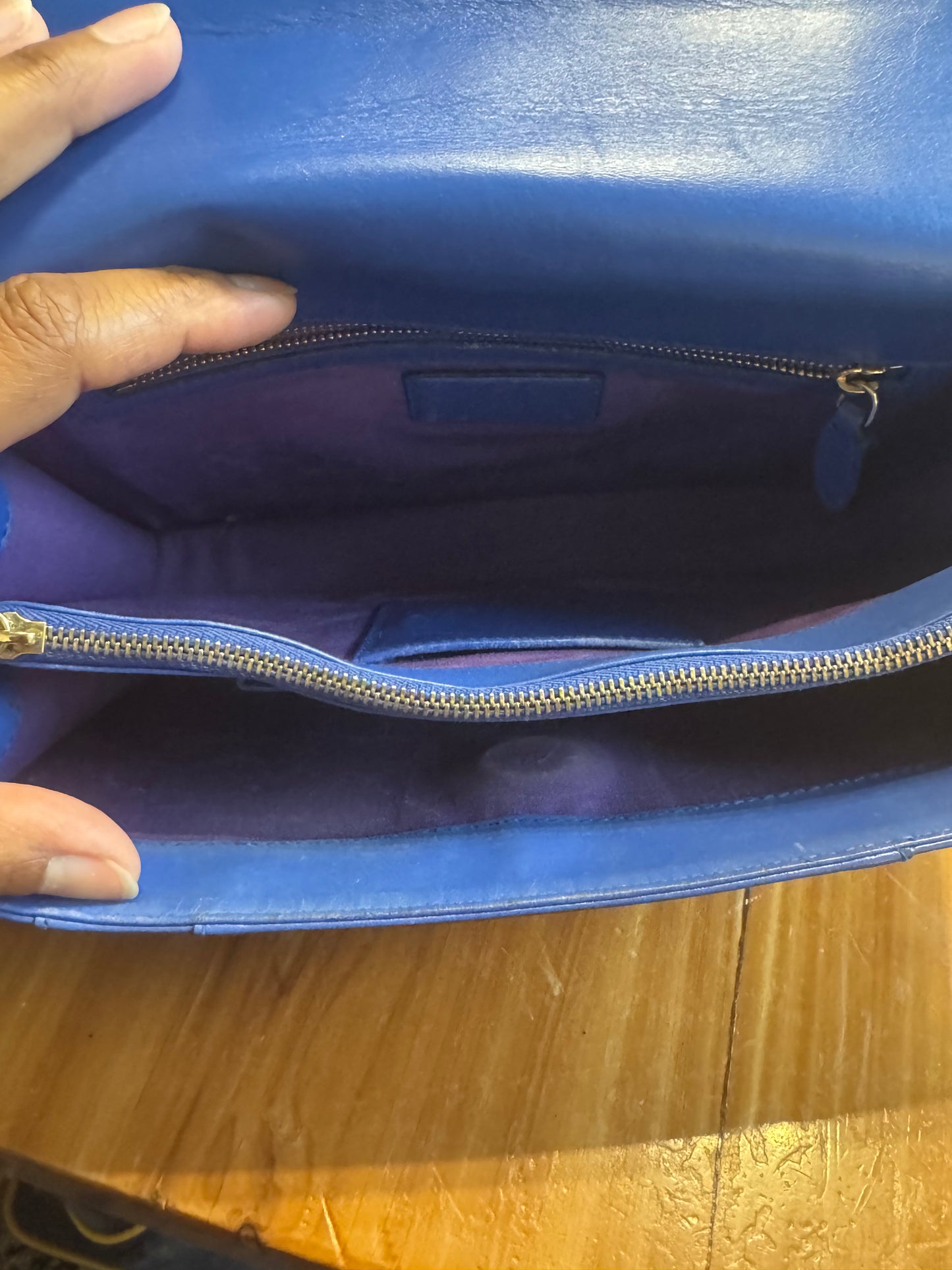 Bulgari Serpenti Forever Shoulder Bag Royal Blue