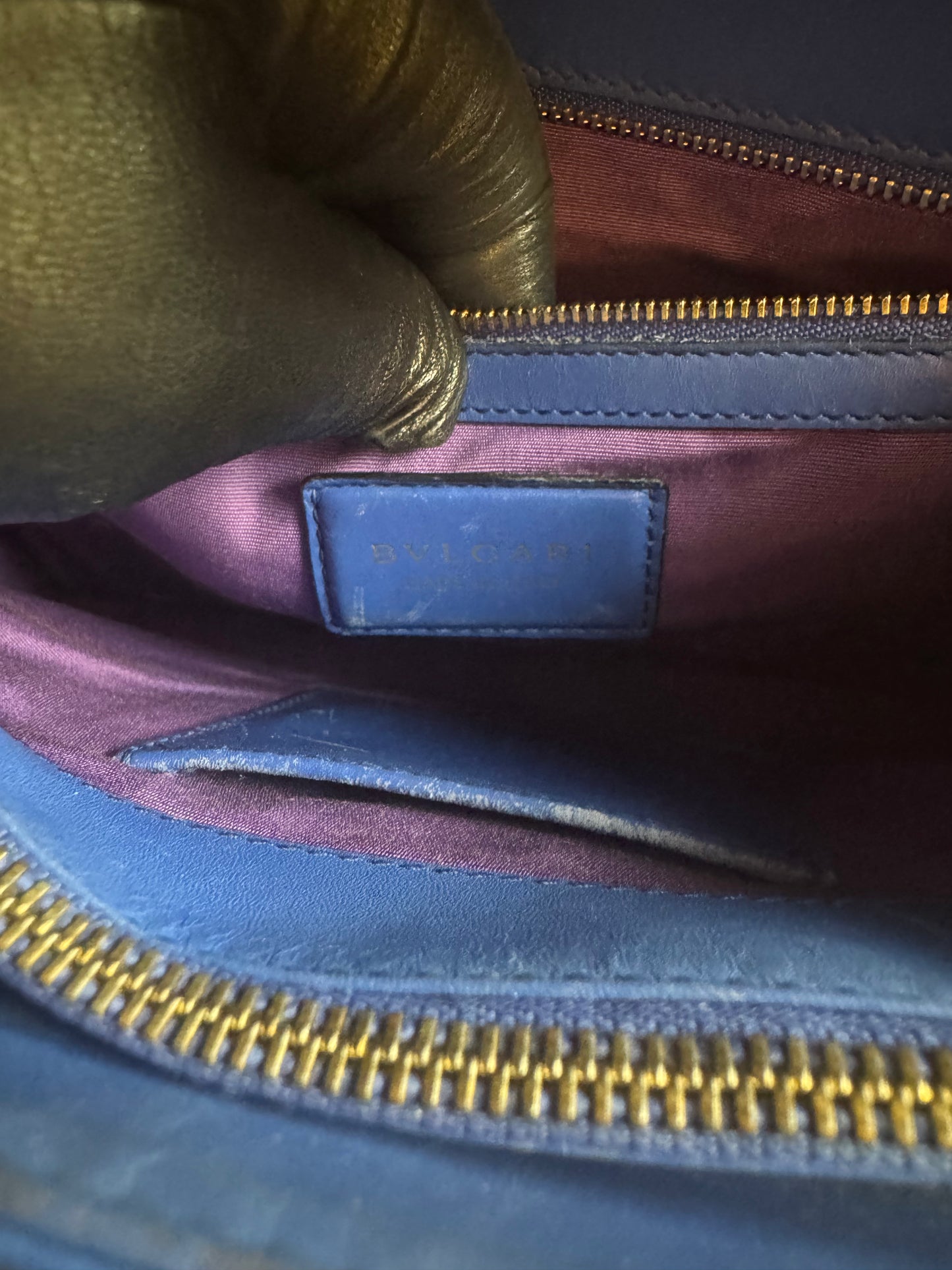 Bulgari Serpenti Forever Shoulder Bag Royal Blue