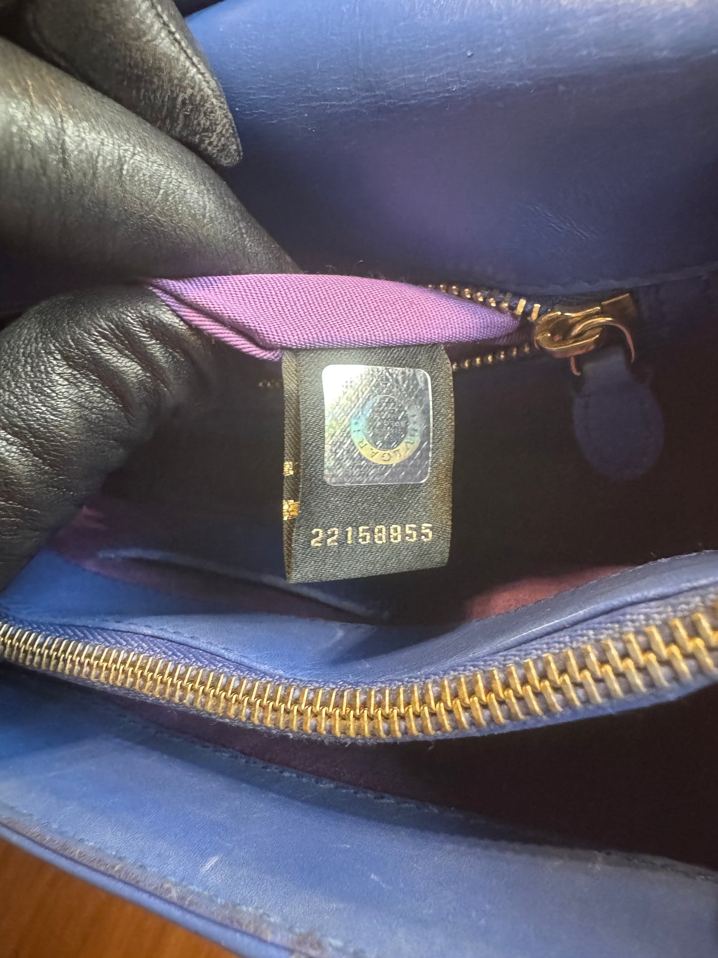 Bulgari Serpenti Forever Shoulder Bag Royal Blue