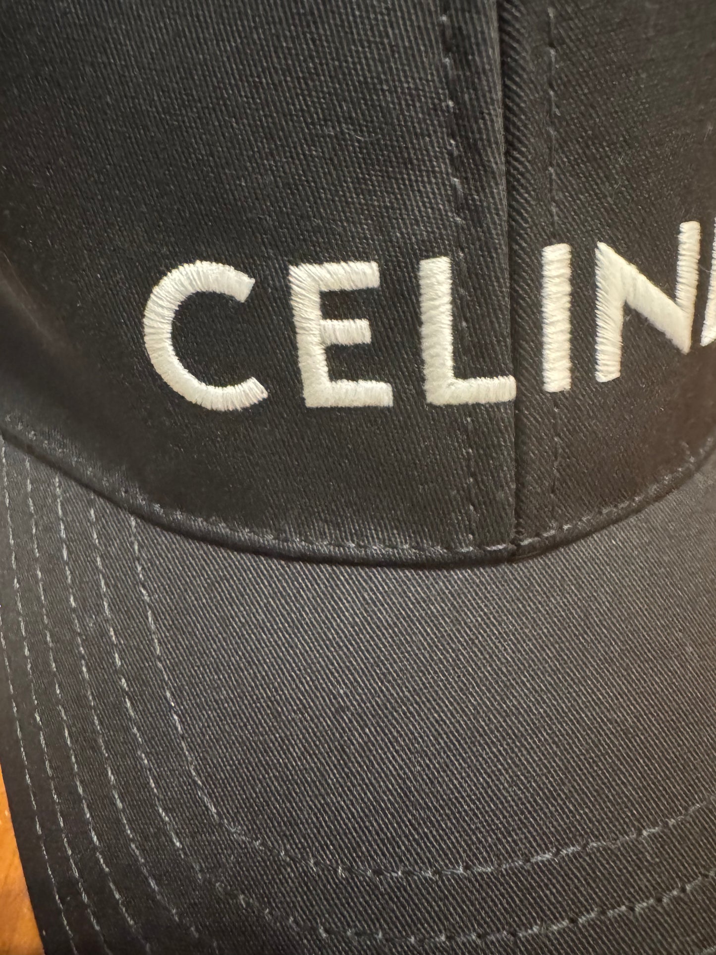 CELINE Paris black baseball cap size s adjustable
