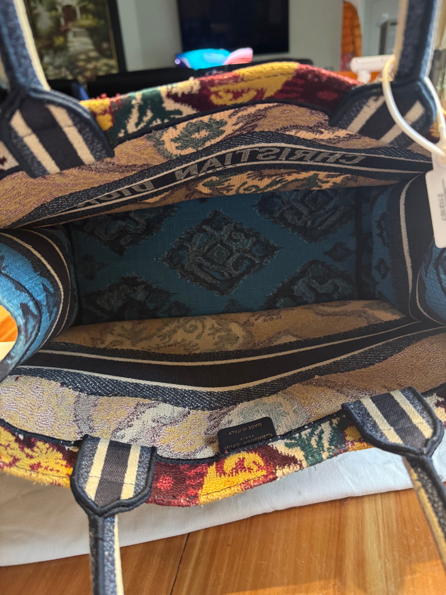 Dior Book Tote – Limited Multicolor Embroidery Edition