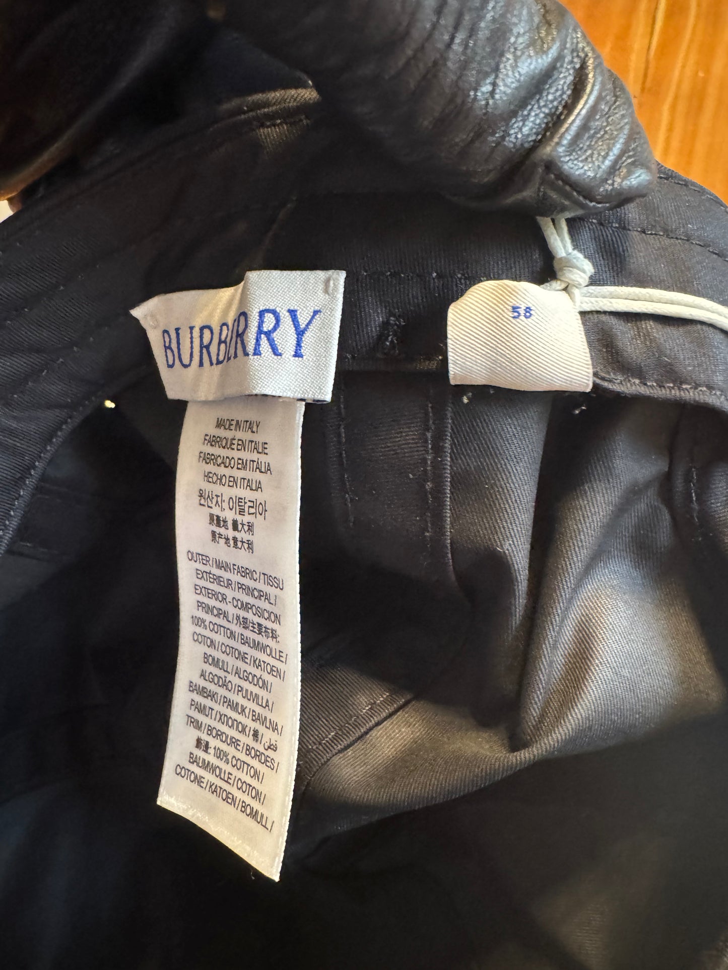 Burberry Embroidered Logo Baseball Cap – Black Classic Edition