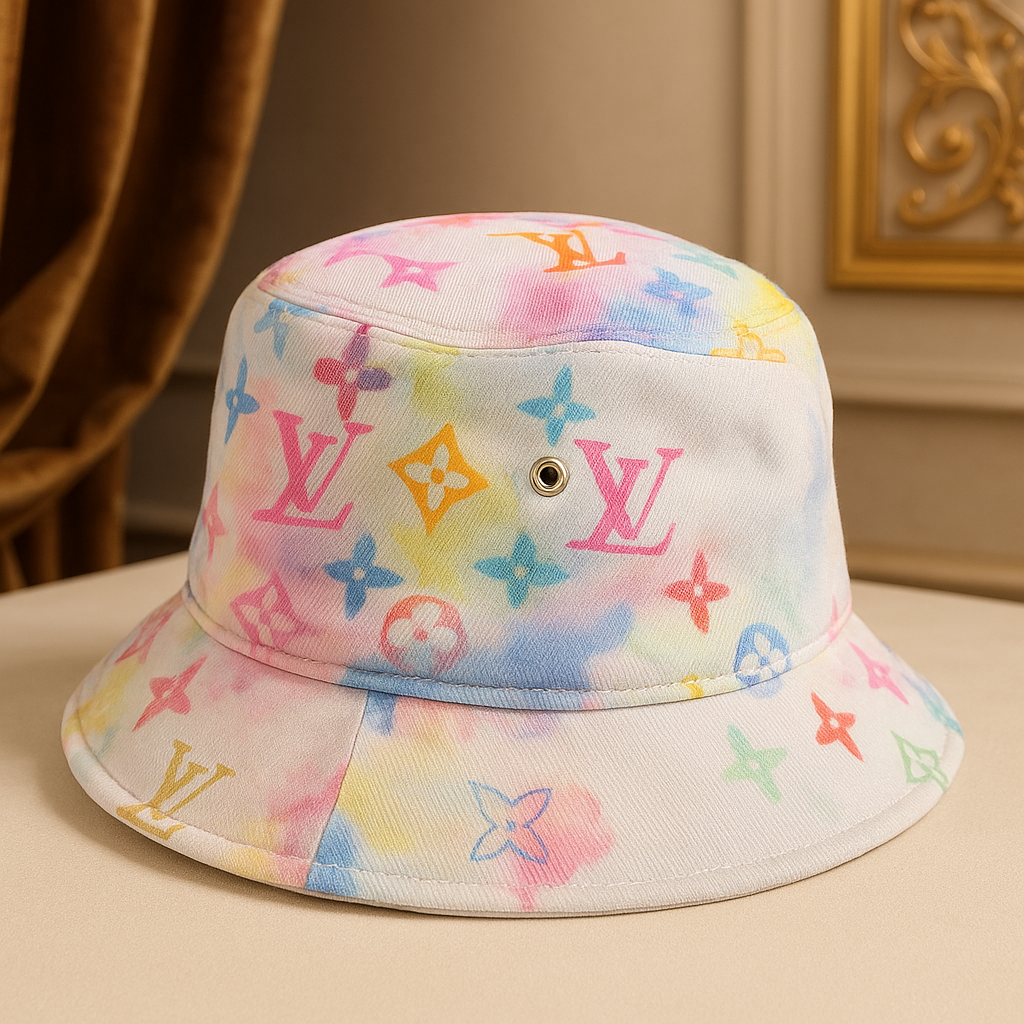 Louis Vuitton Watercolor Monogram Bucket Hat .