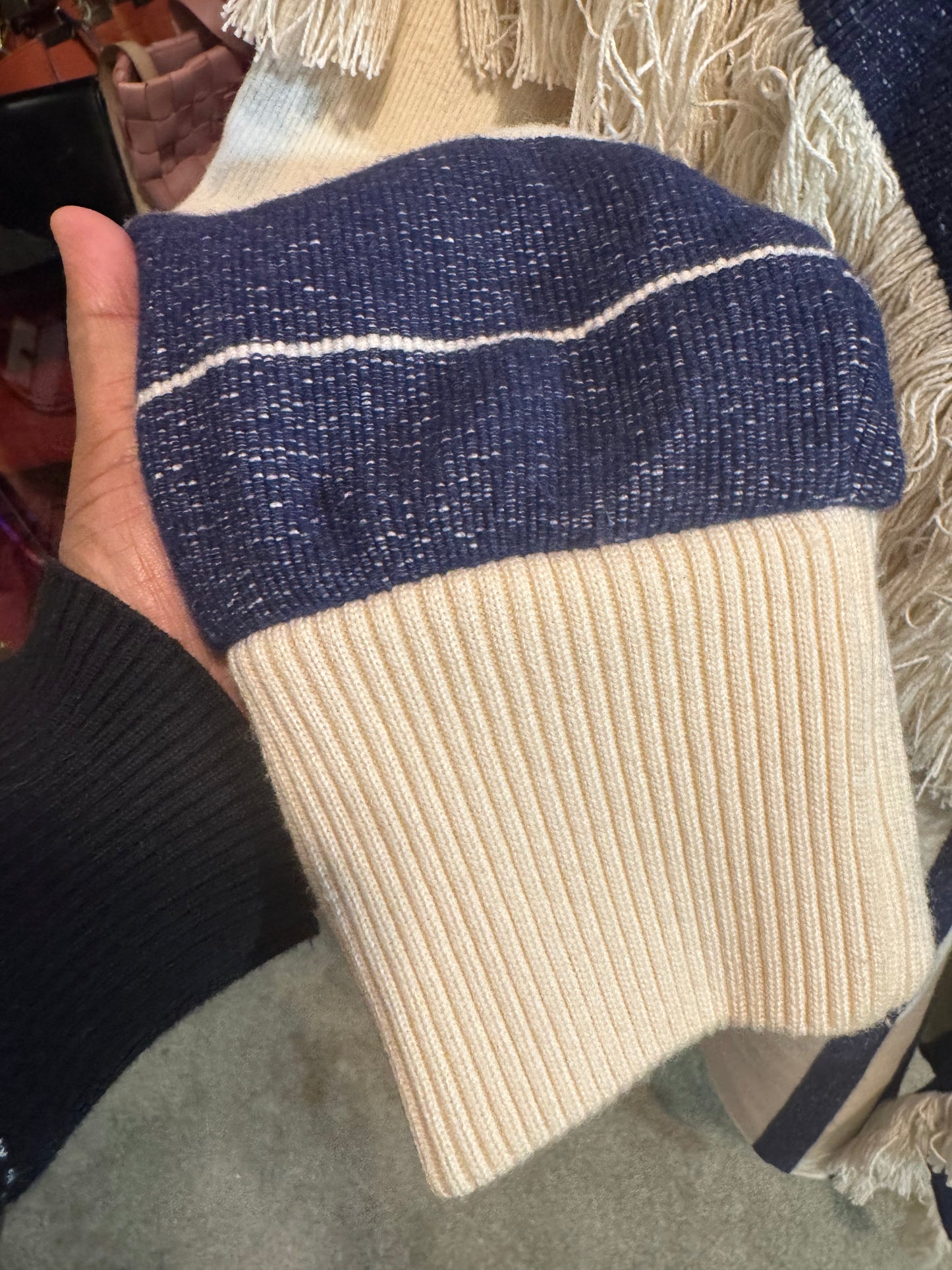 Chloé fringed wrap / shawl coat (cardigan-style)