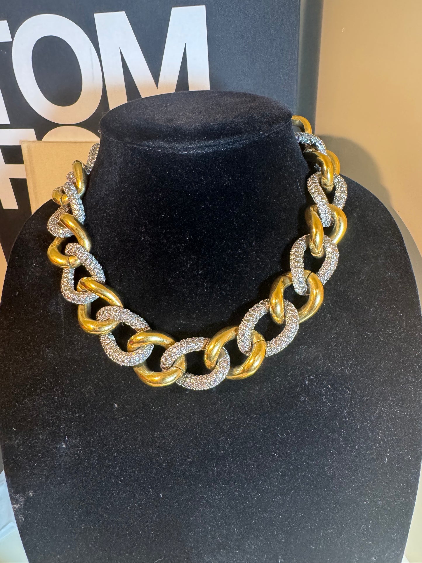 Dolce & Gabbana Crystal Collar Necklace Est. Retail $2,295
