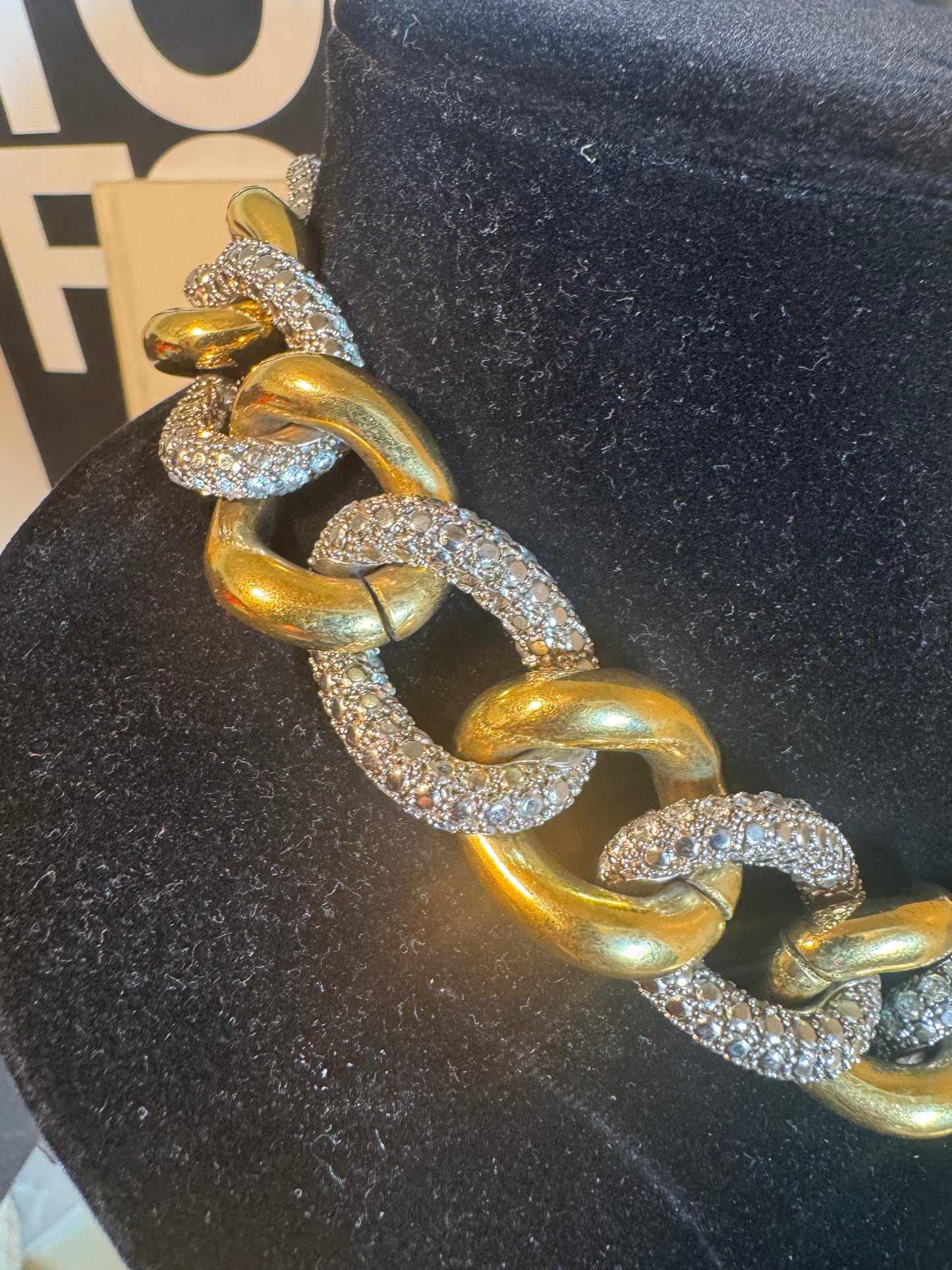 Dolce & Gabbana Crystal Collar Necklace Est. Retail $2,295