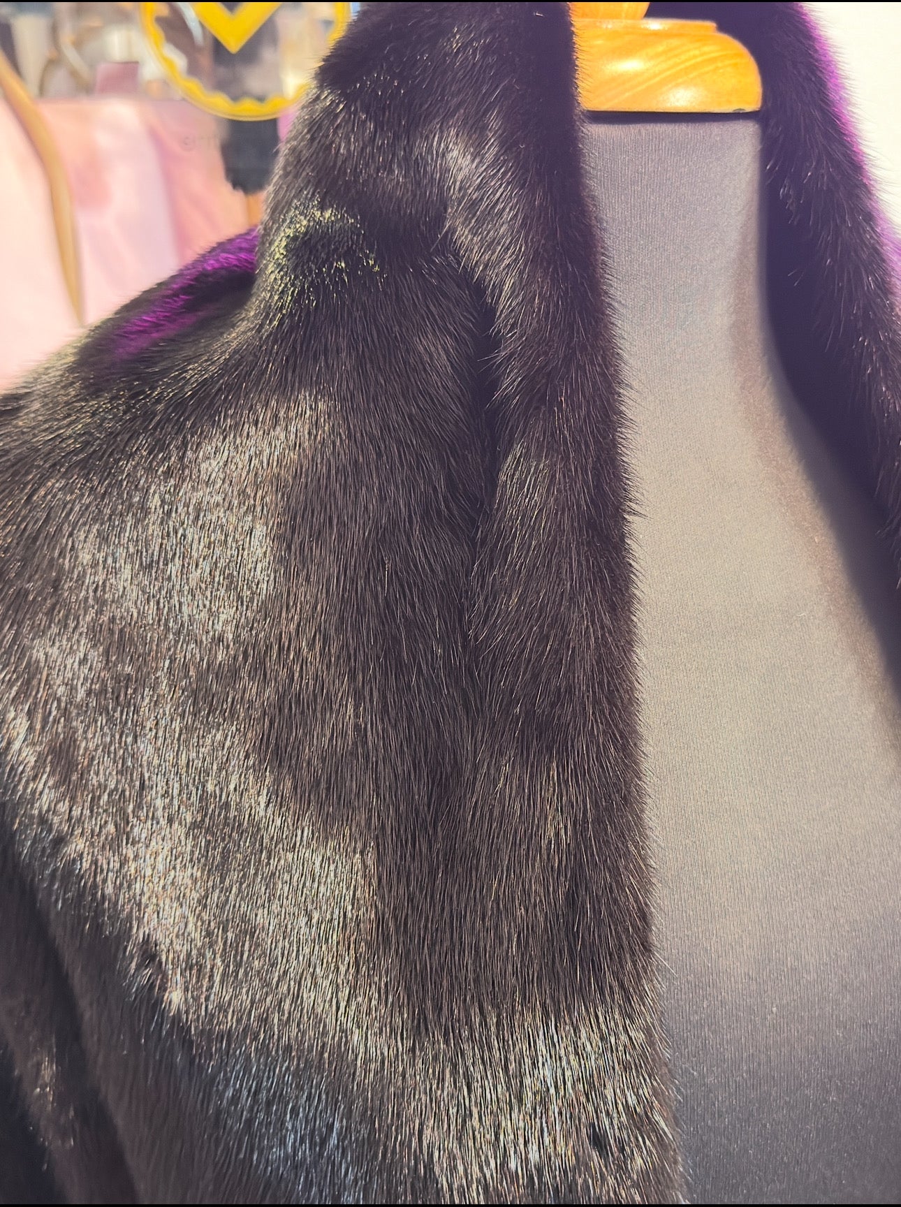 MINK FUR BIG SCARF