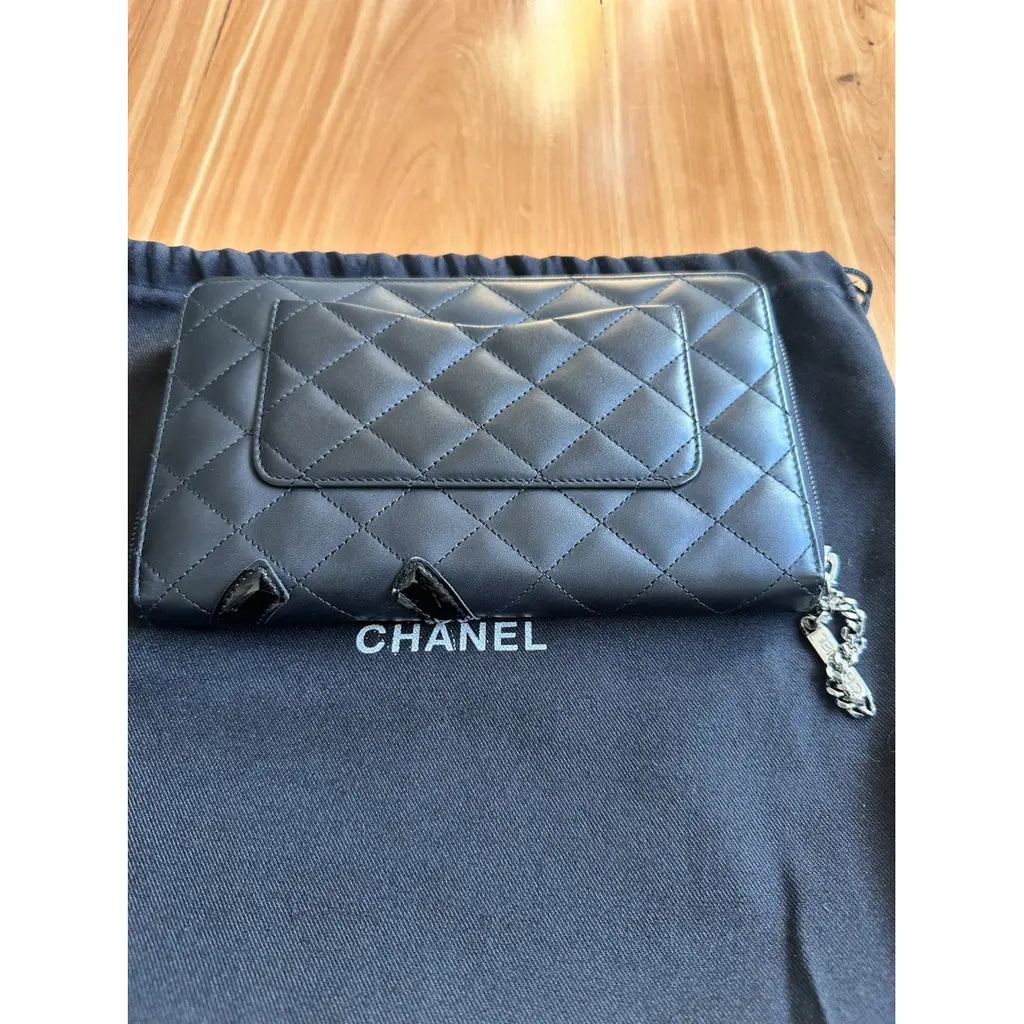 Black Cambon Chanel Wallet
