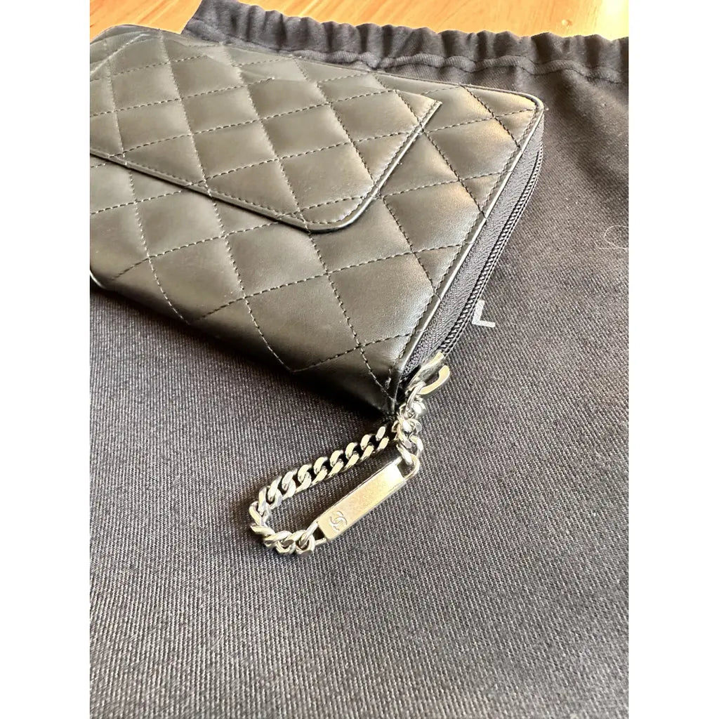 Black Cambon Chanel Wallet