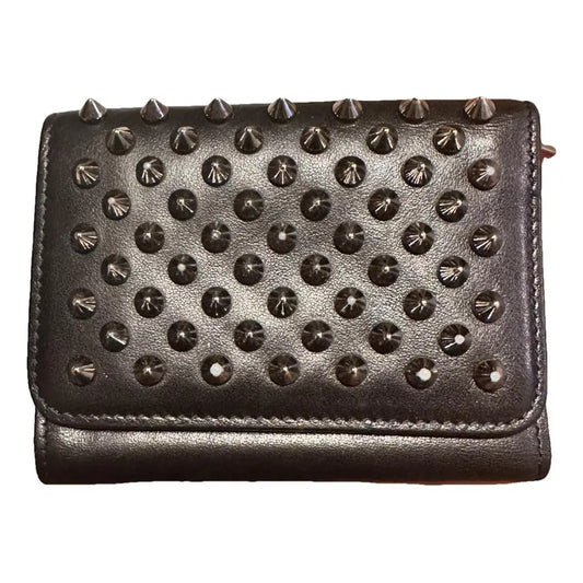 Black Christian Louboutin Leather Wallet