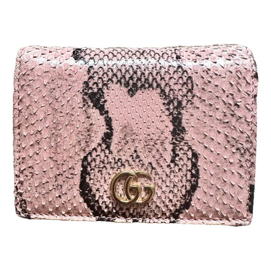 Pink Gucci Marmont Wallet
